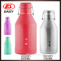 Wholesale low moq pro custom 1L/ 2L stainless steel insulated growler manufacturer